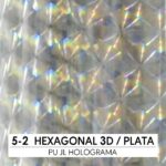 HEXAGONAL 3D / PLATA