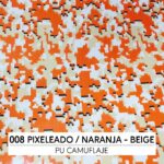 PIXELADO / NARANJA - BEIGE