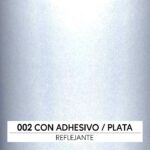 CON ADHESIVO / PLATA