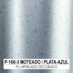 MOTEADO / PLATA - AZUL