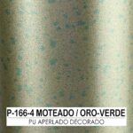 MOTEADO / ORO - VERDE