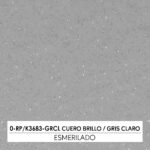 CUERO BRILLO / GRIS CLARO