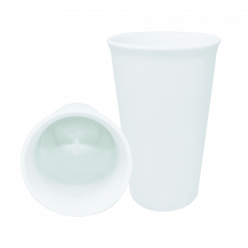 VASO CER. CONICO BLANCO