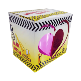 CAJA SUBLIMABLE CON VENTANA DE CORAZON PARA TAZA